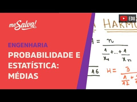 Thumbnail da aula: Me Salva! INEST03 - Médias - Probabilidade e Estatística