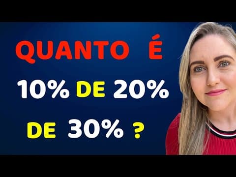 Thumbnail da aula: 🤯PORCENTAGEM DE PORCENTAGEM DE PORCENTAGEM !! Matemática básica todo dia.📚🚀