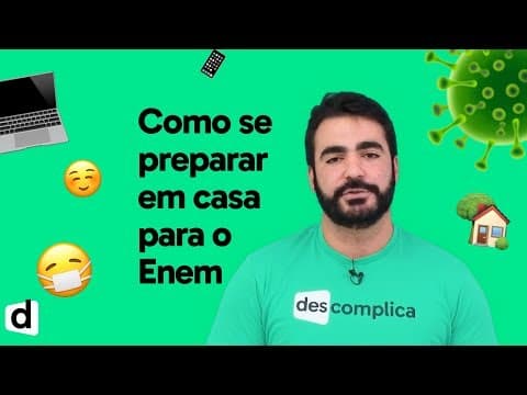 Thumbnail da aula: Estudo online para o Enem: como se preparar em casa com o Plano Descomplica Top