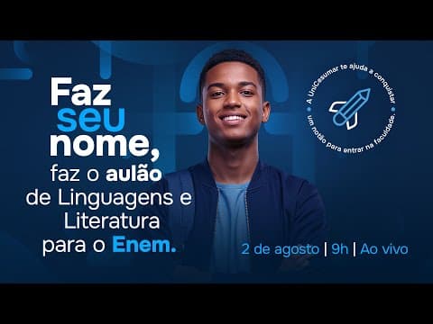 Thumbnail da aula: Aulão Enem | Literatura | Profª. Camila Brambilla