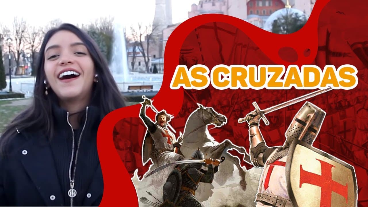 Thumbnail: TUDO QUE VOCÊ PRECISA SABER SOBRE AS CRUZADAS - GRAVADO EM CONSTANTINOPLA! (Débora Aladim)