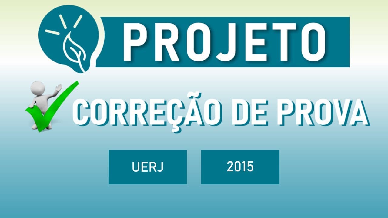 Thumbnail: Resolução prova da UERJ 2015