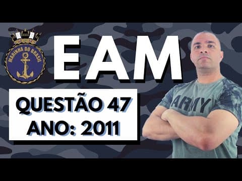 Thumbnail da aula: [EAM 2011/Q47] Considere um hidróxido cuja fórmula pode ser genericamente representada por Me(OH)2