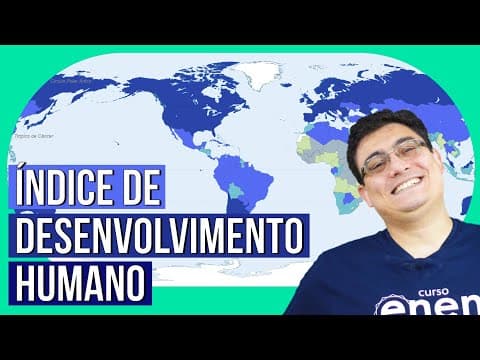 Thumbnail da aula: IDH E QUALIDADE DE VIDA NO BRASIL | Resumo de Geografia para o Enem