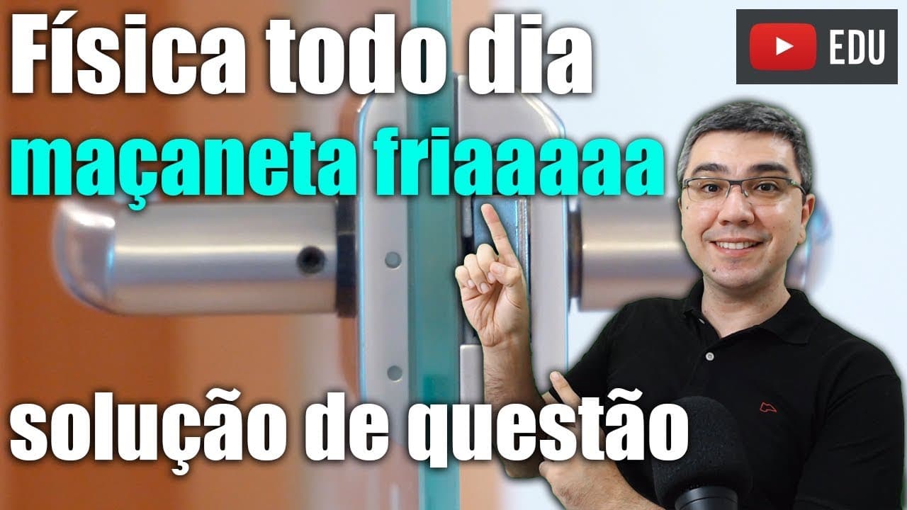 Thumbnail: Física todo dia | Questão do ENEM sensação térmica