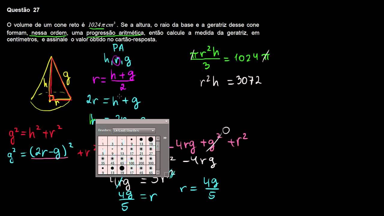 Thumbnail: Correção UFSC 2011 questão 27