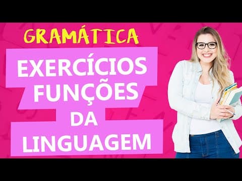 Thumbnail da aula: FUNÇÕES DA LINGUAGEM: RESOLUÇÃO DETALHADA DE EXERCÍCIOS - Aula 8 - Profa. Pamba - Estilística