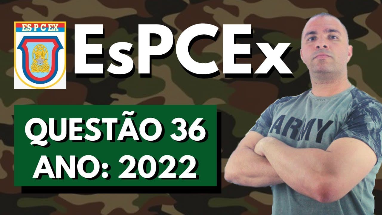 Thumbnail: [EsPCEx 2022/Q36] Assinale a alternativa que apresenta as palavras que completam, correta e respecti