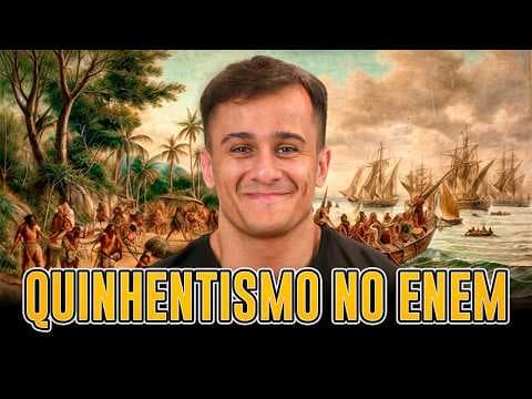 Thumbnail da aula: E SE CAIR QUINHENTISMO no ENEM 2026?? (aprenda TUDO agora e NÃO ERRE)