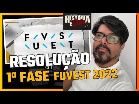 Thumbnail da aula: Live Resolução - Fuvest 1º Fase (2022)