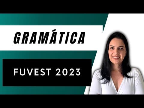 Thumbnail da aula: Português na Fuvest 2023 - Resolvendo exercícios