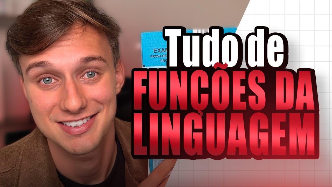 Thumbnail: TUDO de FUNÇÕES DA LINGUAGEM para o ENEM (TODO ANO CAI!)