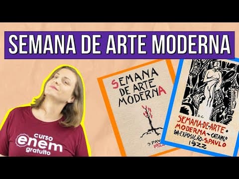Thumbnail da aula: SEMANA DE ARTE MODERNA (1922) | Resumo de Literatura para o Enem