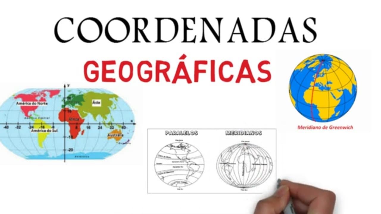 Thumbnail: Coordenadas Geográficas PARALELOS, MERIDIANOS , LATITUDE E LONGITUDE
