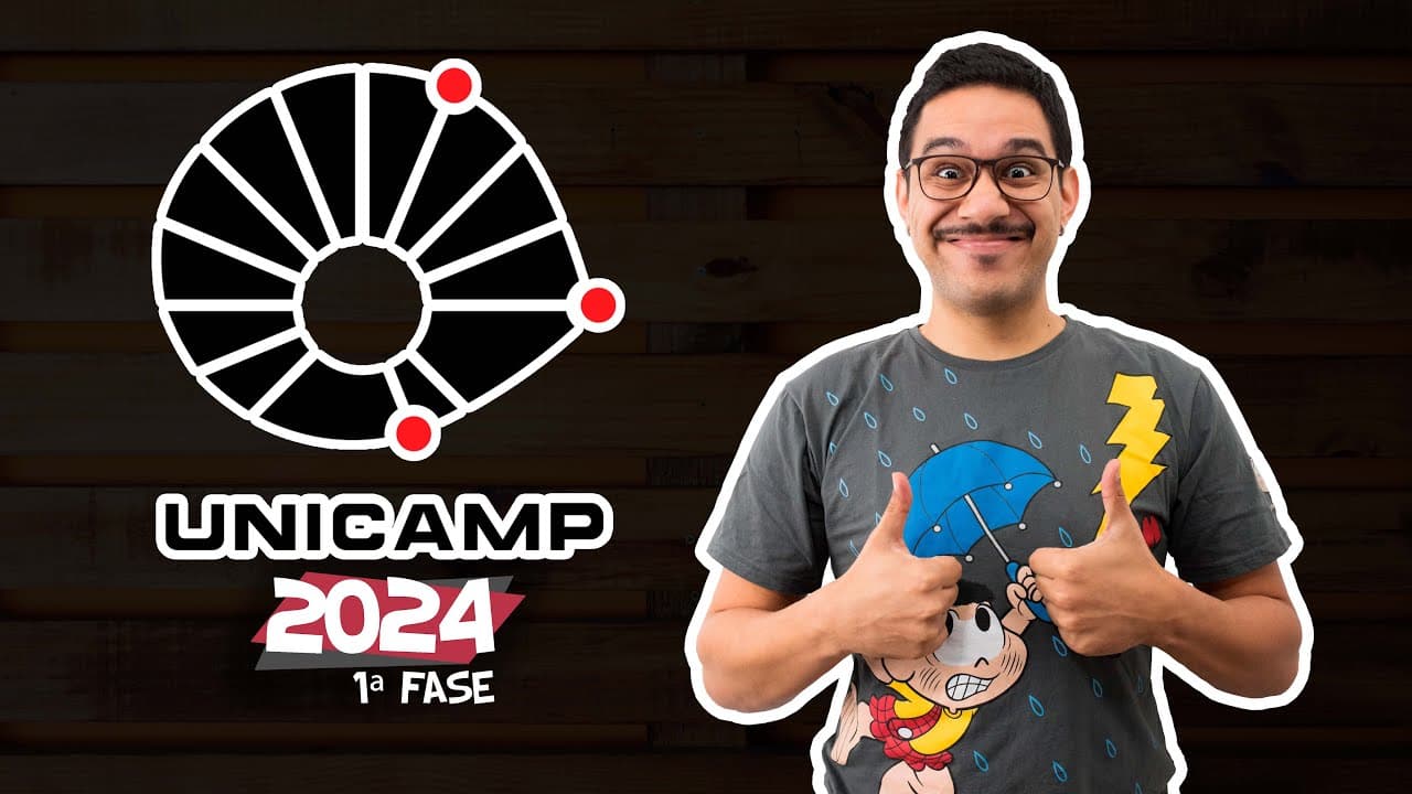 Thumbnail: Resolução de Matemática (1ª fase) - Provas T e X | UNICAMP 2024