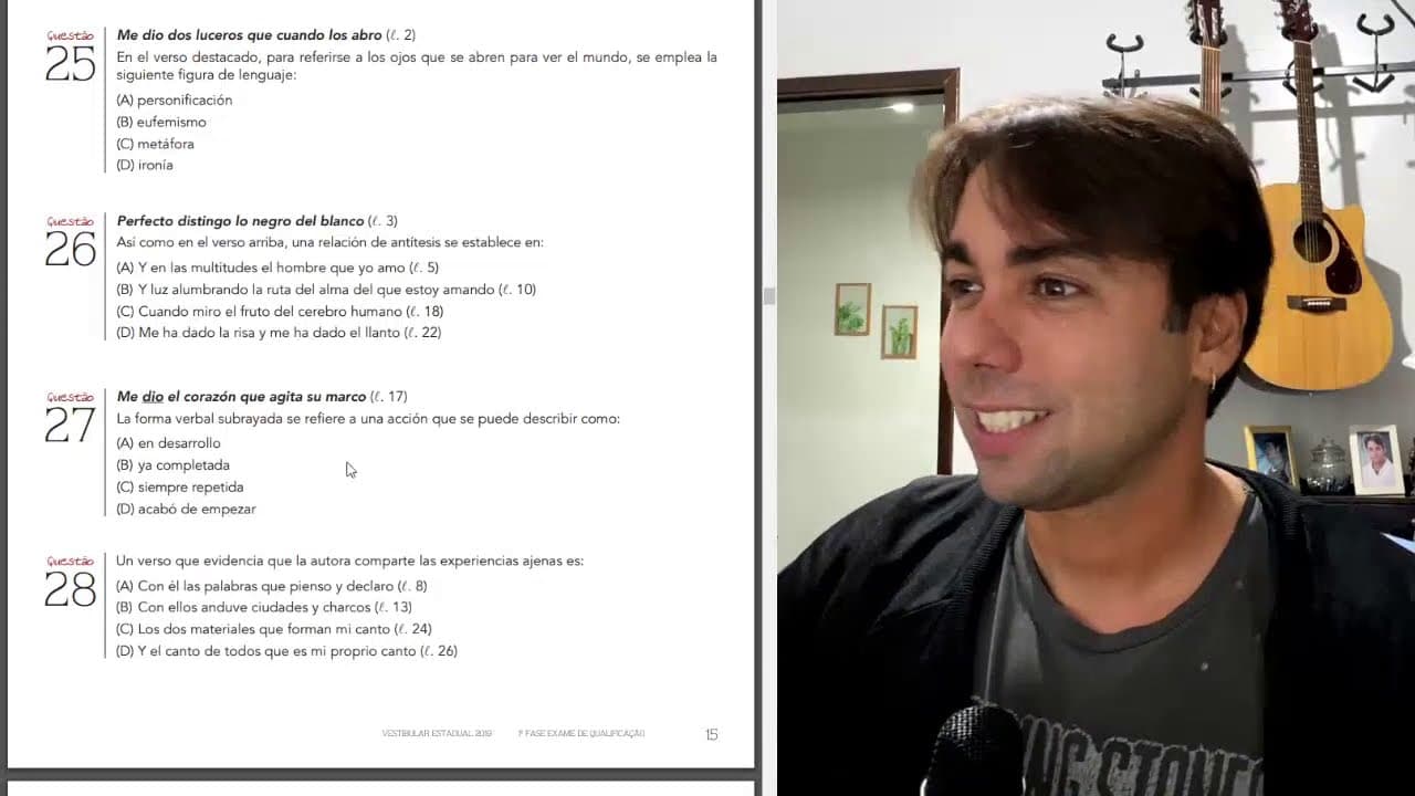 Thumbnail: 1ª, 2ª E 3ª SÉRIE - ESPANHOL - ANÁLISE 2º EXAME DE QUALIFICAÇÃO UERJ 2019 - LUCIANO SANTOS