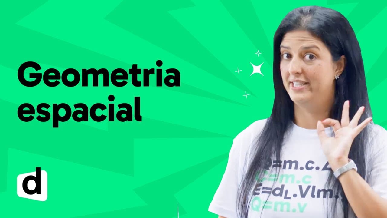 Thumbnail: GEOMETRIA ESPACIAL | MATEMÁTICA | ESQUENTA ENEM | DESCOMPLICA