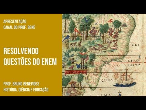 Thumbnail da aula: ENEM 2019 HISTÓRIA 56 PROVA BRANCA