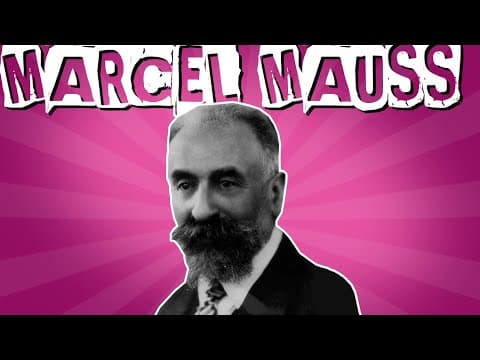 Thumbnail da aula: MARCEL MAUSS E O ENSAIO SOBRE A DÁDIVA