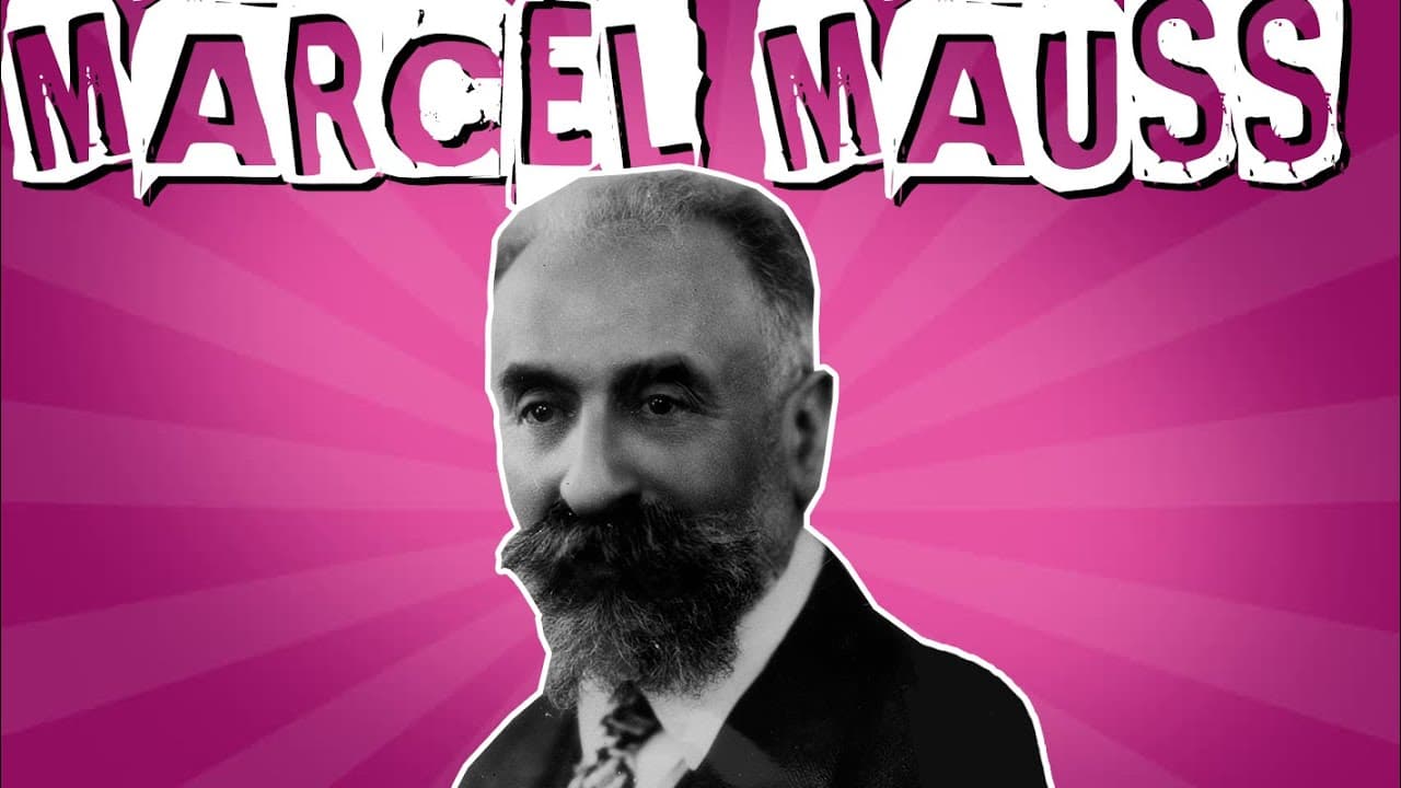 Thumbnail: MARCEL MAUSS E O ENSAIO SOBRE A DÁDIVA