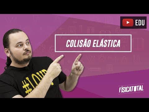 Thumbnail da aula: Colisão elástica | Colisões Unidimensionais | Física em Questões 058