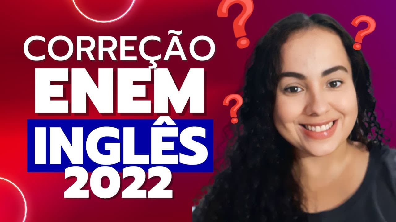 Thumbnail: RESOLUÇÃO ENEM 2022 - INGLÊS