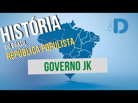 Thumbnail da aula: O Governo JK - República Populista - História do Brasil - Preparatório Enem