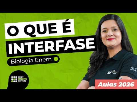 Thumbnail da aula: O QUE É INTERFASE | Biologia para o Enem | Cláudia Aguiar