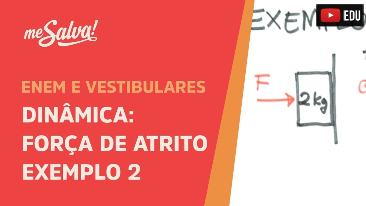 Thumbnail: Força de Atrito: Exemplo 2 | ENEM e Vestibulares | Me Salva!