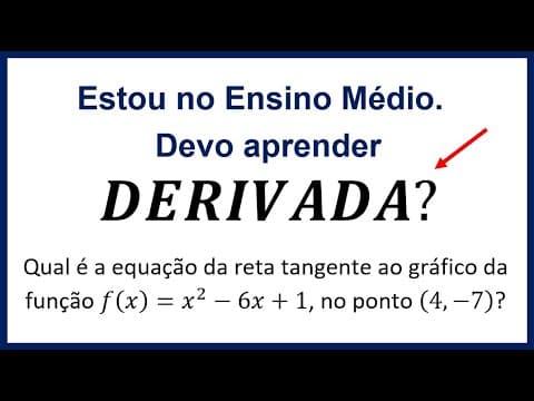Thumbnail da aula: 💟 Resolução sem derivada x com derivada - A Matemática é LINDA! #33 💟