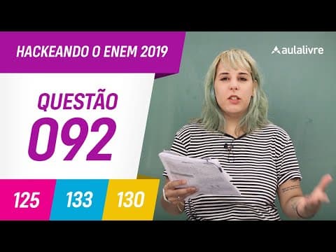 Thumbnail da aula: Enem 2019 | Biologia: Sistema excretório | Questão 92 (cinza)