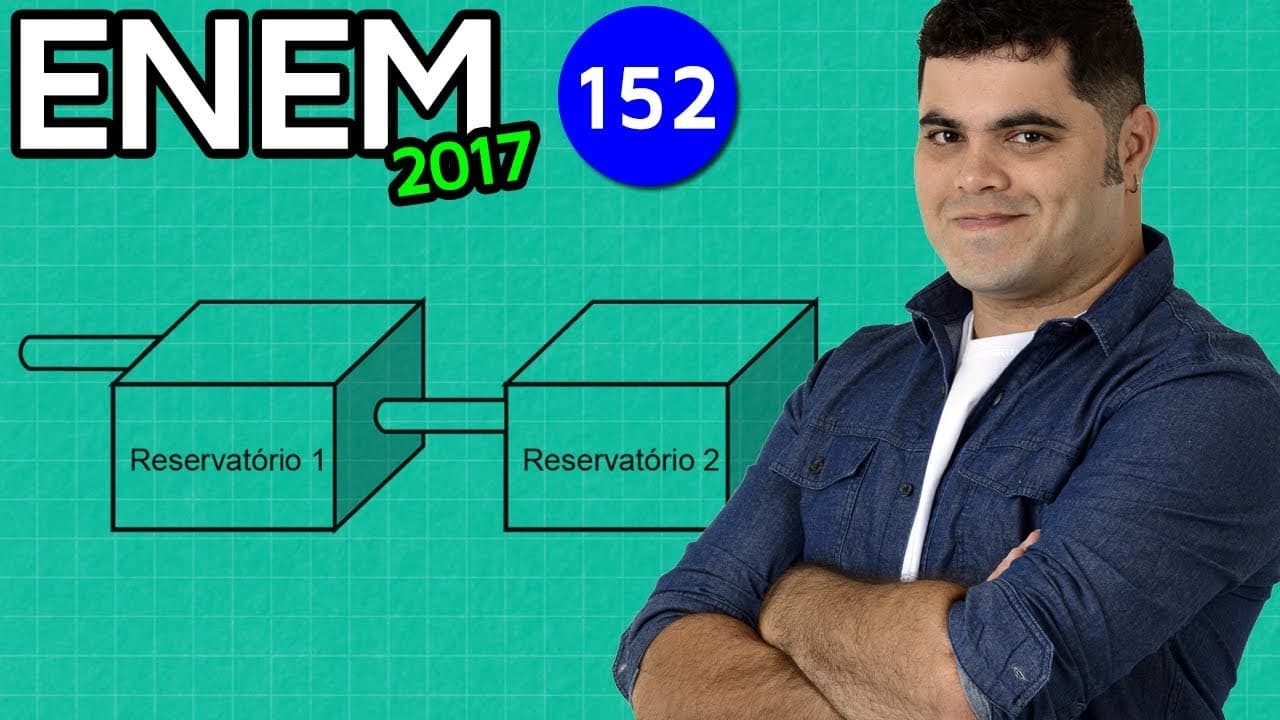 Thumbnail: 🔥 ENEM 2017 Matemática #17 👉 Interpretação de Gráfico do Abastecimento de Água
