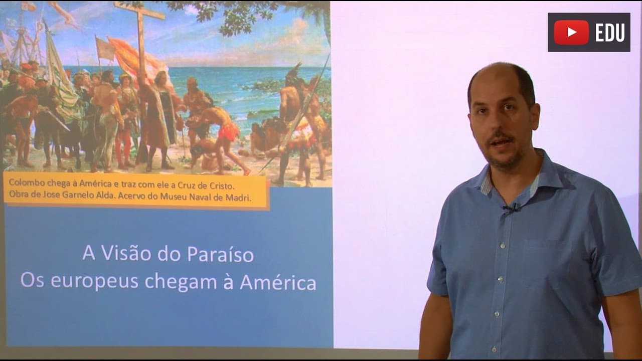 Thumbnail: Videoaulas Poliedro | Enem | Chegada dos europeus à América