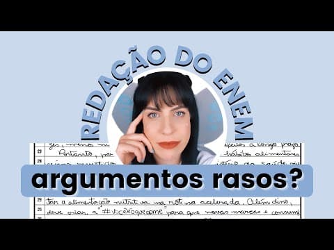 Thumbnail da aula: Como NÃO deixar a argumentação rasa