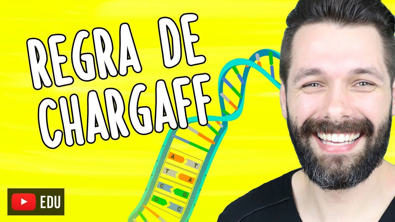 Thumbnail: REGRA DE CHARGAFF - O pareamento de BASES NITROGENADAS no DNA | Biologia com Samuel Cunha