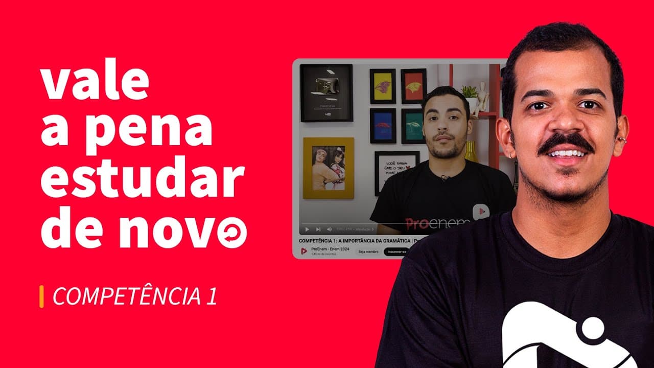 Thumbnail: Competência 1: Norma culta | ProEnem