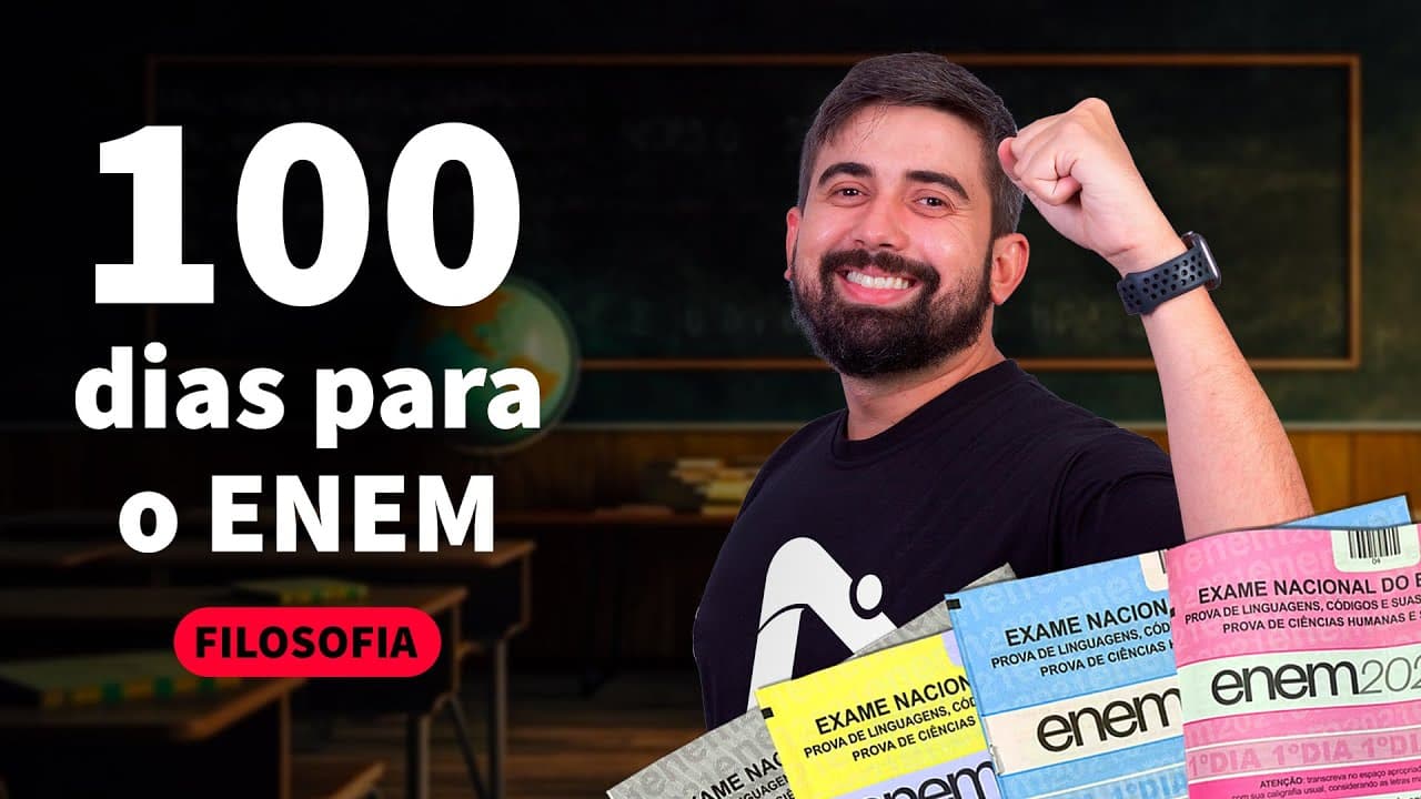 Thumbnail: FILOSOFIA PARA O ENEM 2024 | ASSUNTOS QUE MAIS CAEM NA PROVA | ProEnem