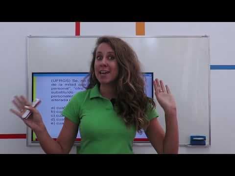 Thumbnail da aula: Espanhol - Ejercicios Indefinidos