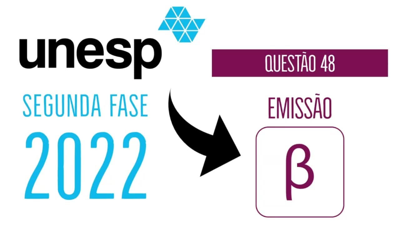 Thumbnail: UNESP 2022 | SEGUNDA FASE | QUESTÃO 48