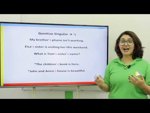 Thumbnail da aula: Inglês - Possessivos: adjetivos possessivos e genitivo