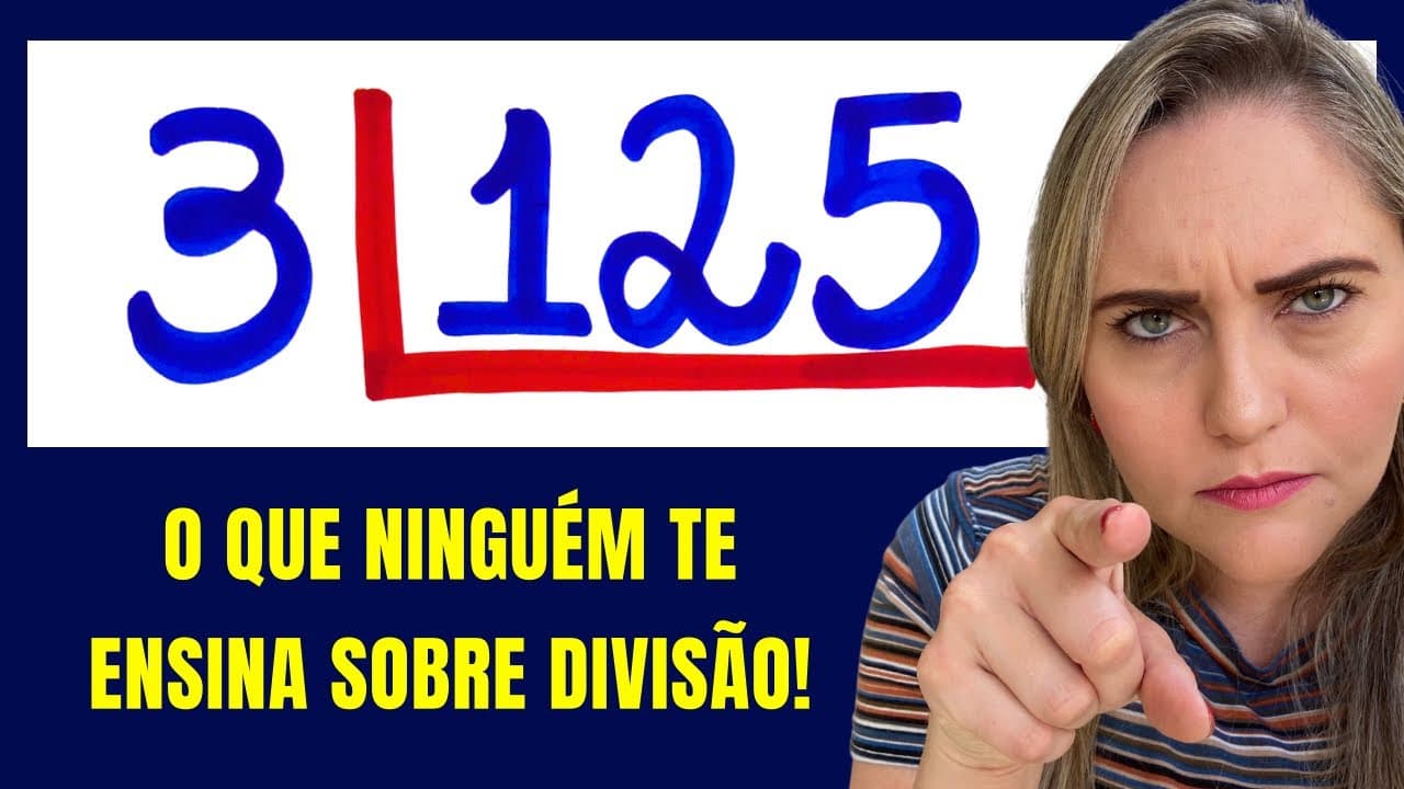 Thumbnail: 🤯PARE DE SOFRER COM DIVISÃO !!Matemática básica todo dia.📚🚀