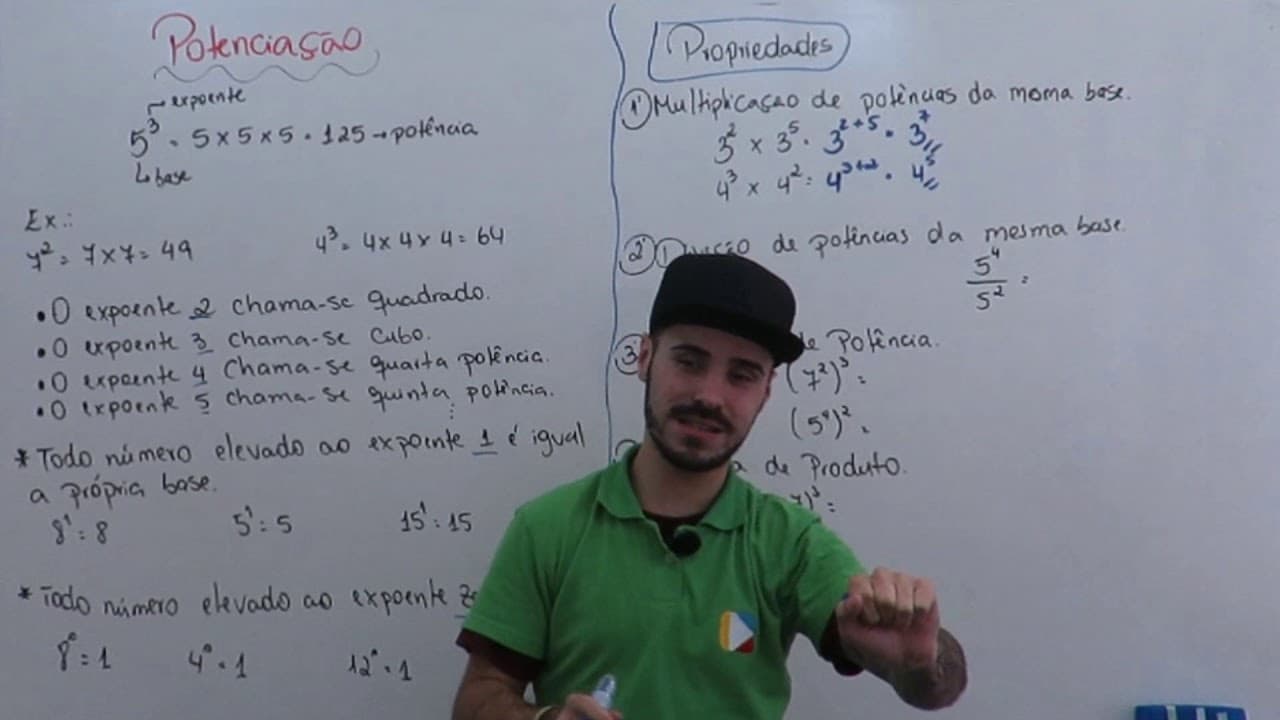 Thumbnail: Matemática - Potenciação