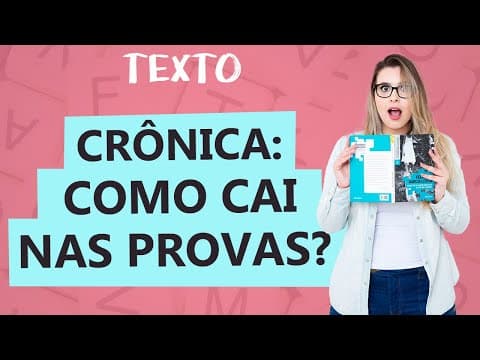 Thumbnail da aula: CRÔNICA: CARACTERÍSTICAS – Gênero Textual - Aula 12 - Profa. Pamba
