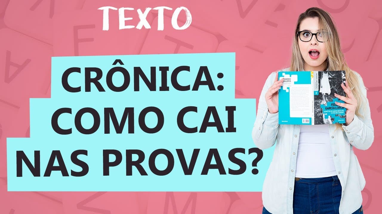 Thumbnail: CRÔNICA: CARACTERÍSTICAS – Gênero Textual - Aula 12 - Profa. Pamba