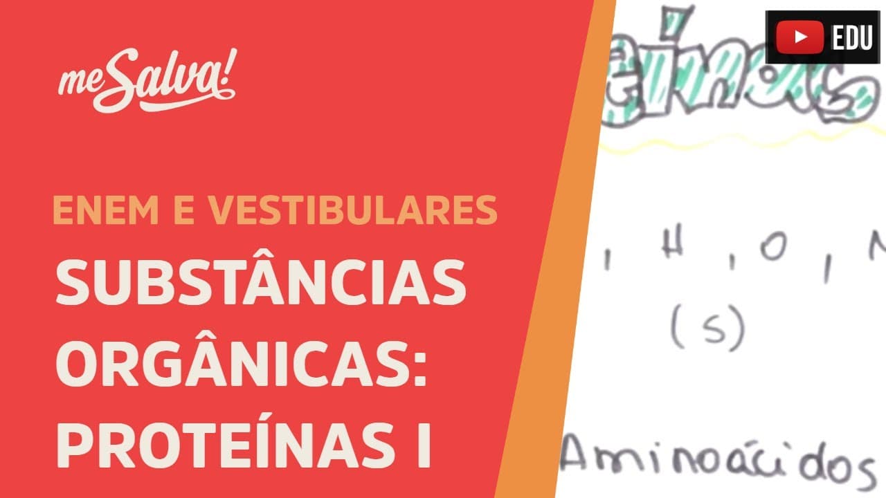 Thumbnail: Me Salva! CIT08 - Citologia - Substâncias orgânicas: Proteínas I