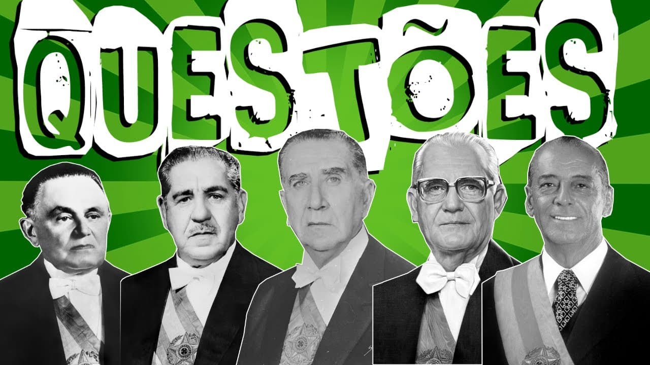 Thumbnail: RESPONDENDO QUESTÕES SOBRE A DITADURA MILITAR NO BRASIL