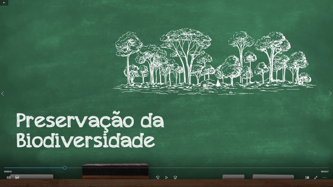 Thumbnail: Videoaulas Poliedro | Enem | Preservação da Biodiversidade