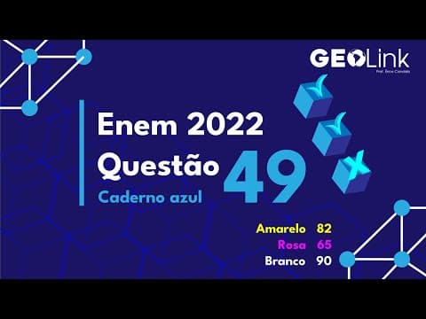Thumbnail da aula: Enem 2022: questão 49 (Prova Azul)