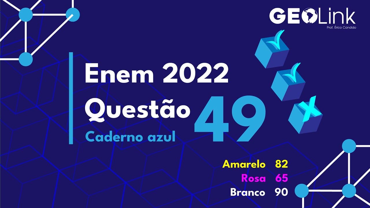 Thumbnail: Enem 2022: questão 49 (Prova Azul)