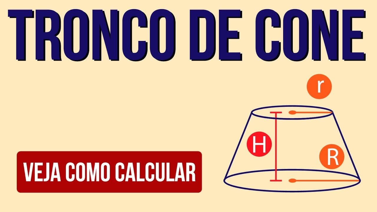 Thumbnail: TRONCO DE CONE: como calcular | RESUMO DE MATEMÁTICA ENEM. Prof Lucas Borguezan
